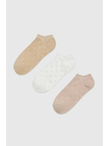 Marisse Women's Socks L-Sk-4607 Off White