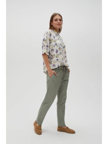 Marisse Women's Trousers L-Sp-4614 Olive