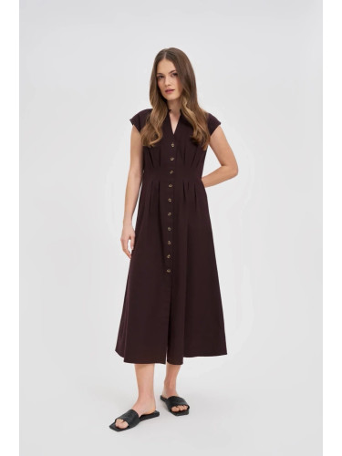 Marisse Fitted Midi Dress