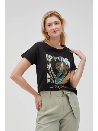 Marisse Women's T-Shirt L-Ts-4633 Black