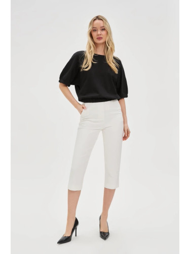 Marisse Women's Trousers L-Sp-4615 Off White
