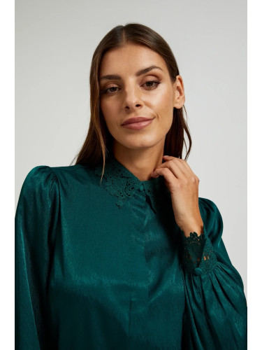 Marisse Women's Shirt Z-Ko-4531 D.Green