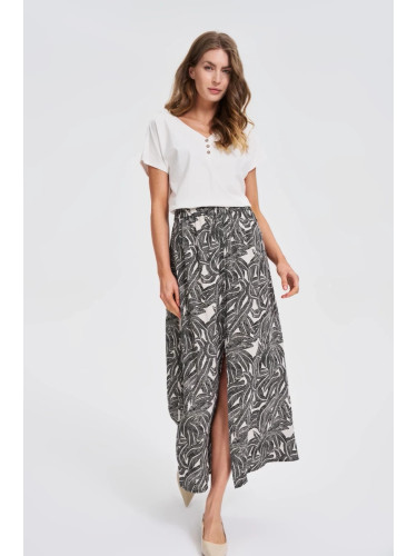 Marisse Black Viscose Skirt