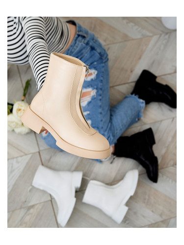 Resti Women's beige Etiuse flat heeled boots