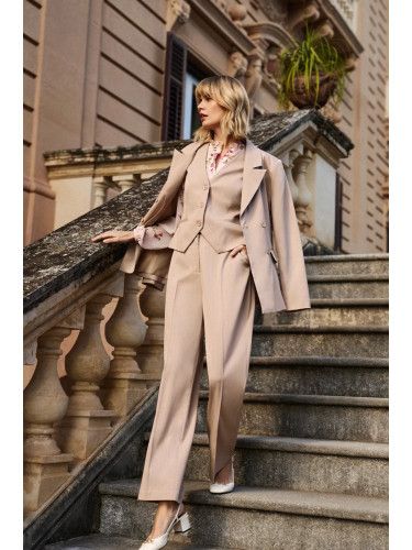 Marisse Women's Trousers L-Sp-4613 L.Beige