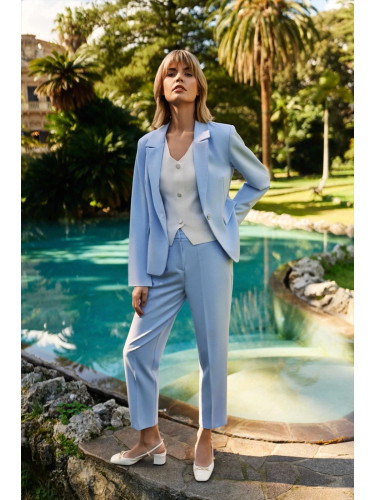 Marisse Women's Jacket L-Mr-4608 L.Blue