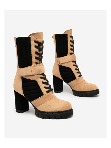 Resti Light brown women's insulated Sehhra post boots