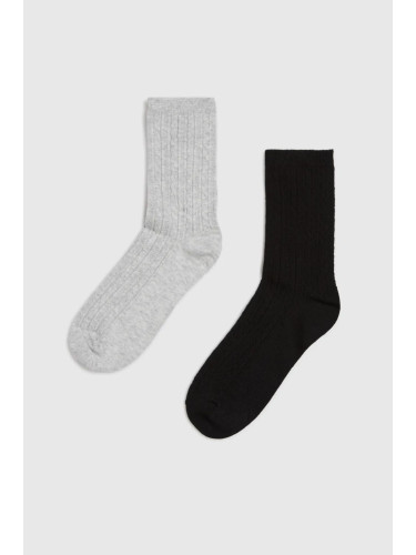 Marisse Women's Socks Z-Sk-4507 Grey Mel