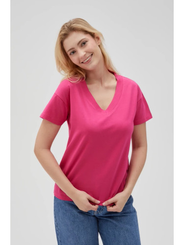 Marisse Women's T-Shirt L-Ts-4625 Fuchsia