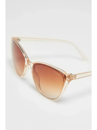 Marisse Beige Cat-Eye Sunglasses