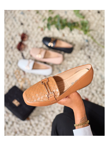 Resti Camel women's moccasins Bulerol