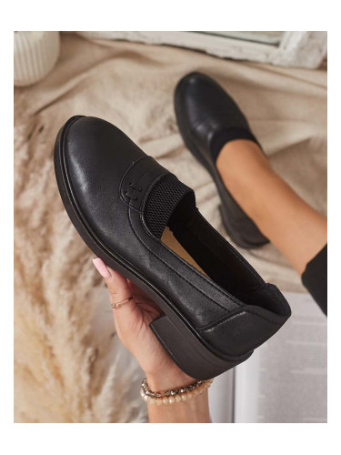 Resti Black women's moccasins Nasannae
