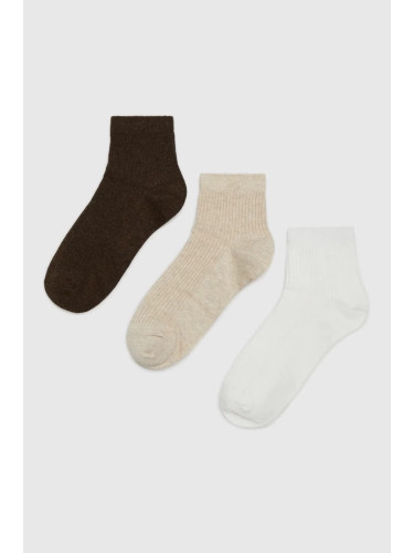 Marisse Women's Socks Z-Sk-4511 L.Beige Mel