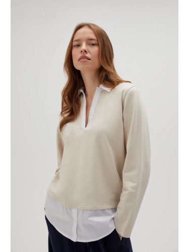 Marisse Women's Sweatshirt Z-Bl-4521 L.Beige
