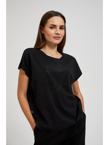 Marisse Women's Blouse L-Ts-4370 Black