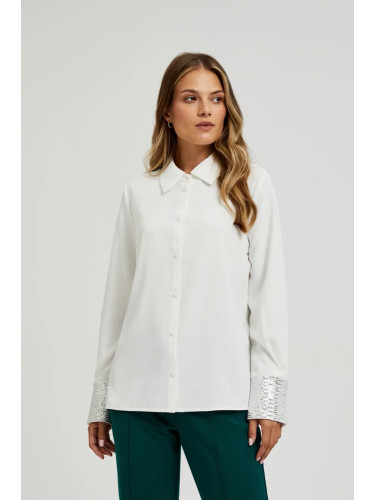 Marisse Women's Shirt Z-Ko-4549 Off White