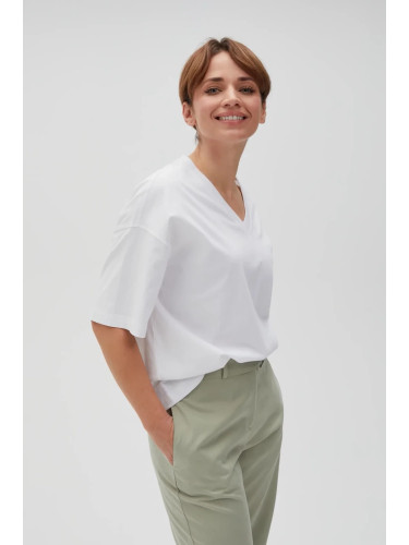 Marisse Women's T-Shirt L-Ts-4613 White