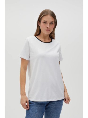 Marisse Women's T-Shirt L-Ts-4601 White