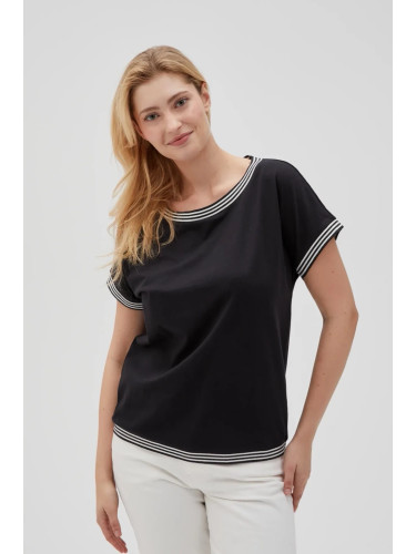 Marisse Women's T-Shirt L-Ts-4637 Black