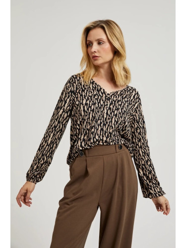 Marisse Women's Blouse Z-Ts-4510 Brown