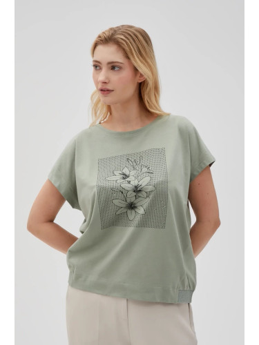 Marisse Women's T-Shirt L-Ts-4640 Olive