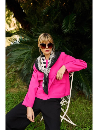 Marisse Women's Jacket L-Ku-4618 Fuchsia