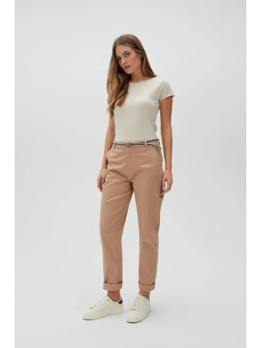 Marisse Women's Trousers L-Sp-4600 L.Brown