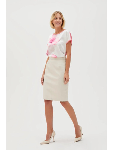 Marisse Women's Skirt L-Sc-4606 L.Beige