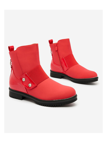 Resti Red matte women's boots Setipfa