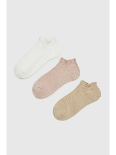 Marisse Women's Socks L-Sk-4609 Off White
