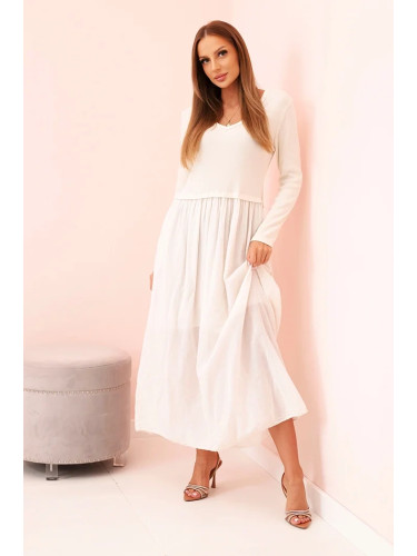 Kesi Włoski Long strap dress plum