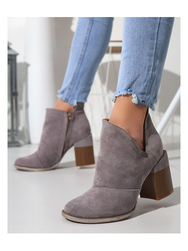 Resti Gray women's ankle boots with Cintura cut-outs - Footwear