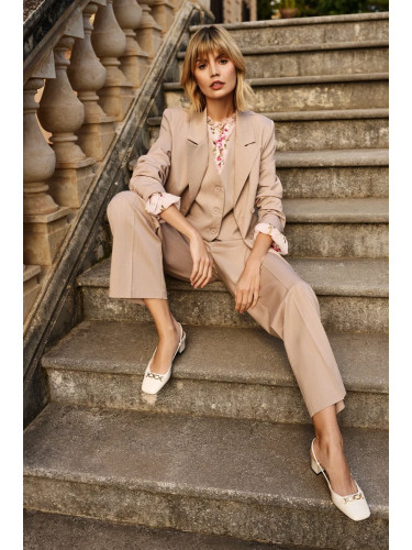 Marisse Women's Jacket L-Mr-4613 L.Beige