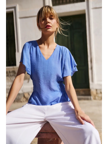 Marisse Women's Shirt L-Ko-4635 Blue