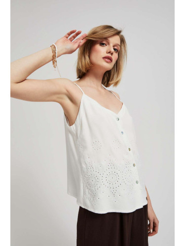 Marisse Women's Shirt L-Ko-4059 White