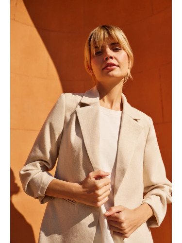 Marisse Women's Jacket L-Mr-4610 Off White