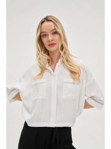 Marisse Short White Shirt