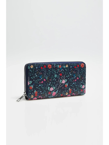 Marisse Women's Wallet L-Po-4600 Navy