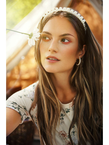 Marisse Hair Band L-Op-4004 Off White