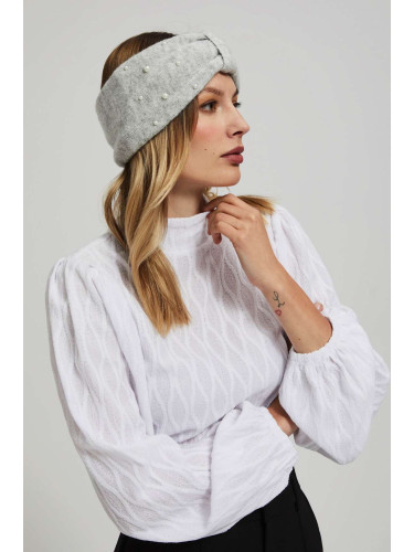 Marisse Gray Knit Headband