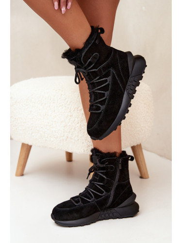 BIG STAR SHOES Суедени Снежни Боти За Жени С Козина Big Star