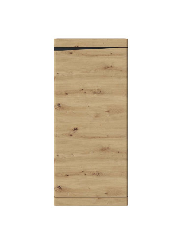 КОМОД ТЮРИН С 1 ВРАТА 54/39.9/122.8 СМ В ДЪБ АРТИСАН И АНТРАЦИТ