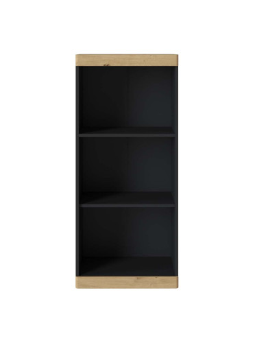 ЕТАЖЕРКА ТЮРИН С 3 РАФТА 54/39.9/122.8 СМ В ДЪБ АРТИСАН  И АНТРАЦИТ