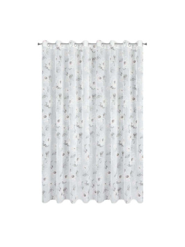 ПЕРДЕ ПРОЗРАЧНО С КАПСИ 350/250СМ