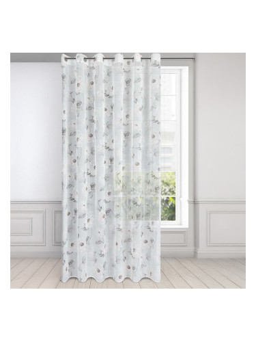 ПЕРДЕ ПРОЗРАЧНО С ХАЛКИ 350/250СМ