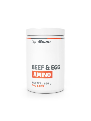 GYM BEAM - Beef and Egg Aminos - 500 Tablets