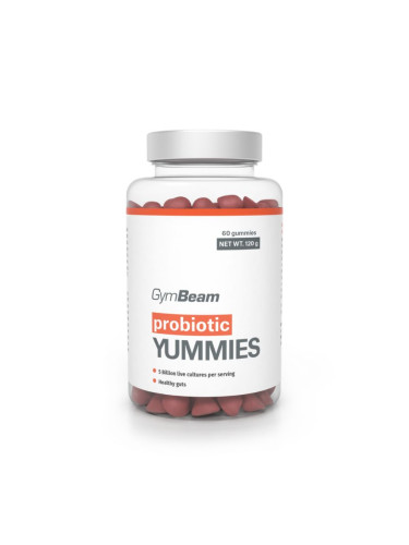 GYM BEAM - Probiotic Yummies Cherry - 60 Capsules