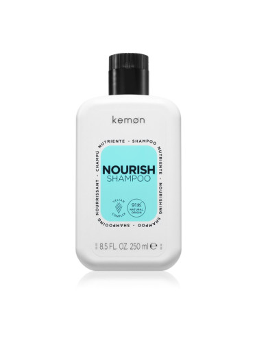 Kemon Nourish подхранващ шампоан за увредена коса 250 мл.
