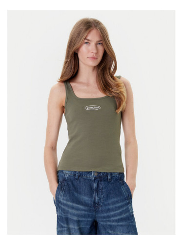 Guess Jeans топ W5YP35 KA0H1 Каки Regular Fit