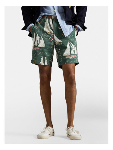 Polo Ralph Lauren Шорти от плат 710972102001 Зелен Regular Fit